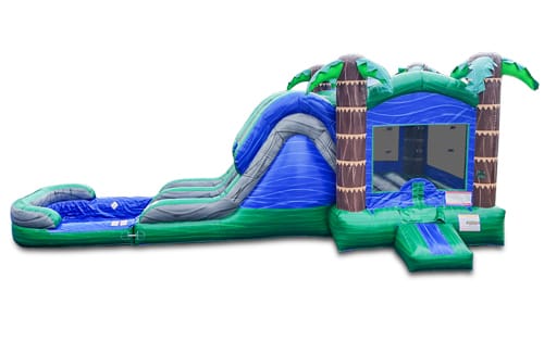 Bahama Double slide bounce house — view 1