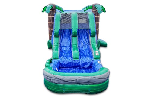 Bahama Double slide bounce house — view 3