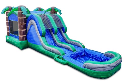 Bahama Double slide bounce house — view 4