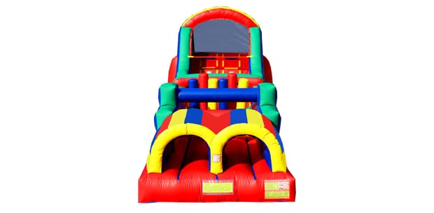 Rainbow Sky Obstacle Course with pool — view 2