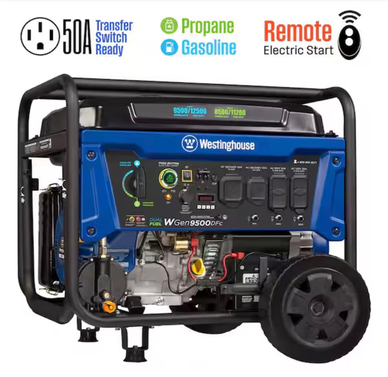 Westinghouse 6-hour generator for outdoor party rentals